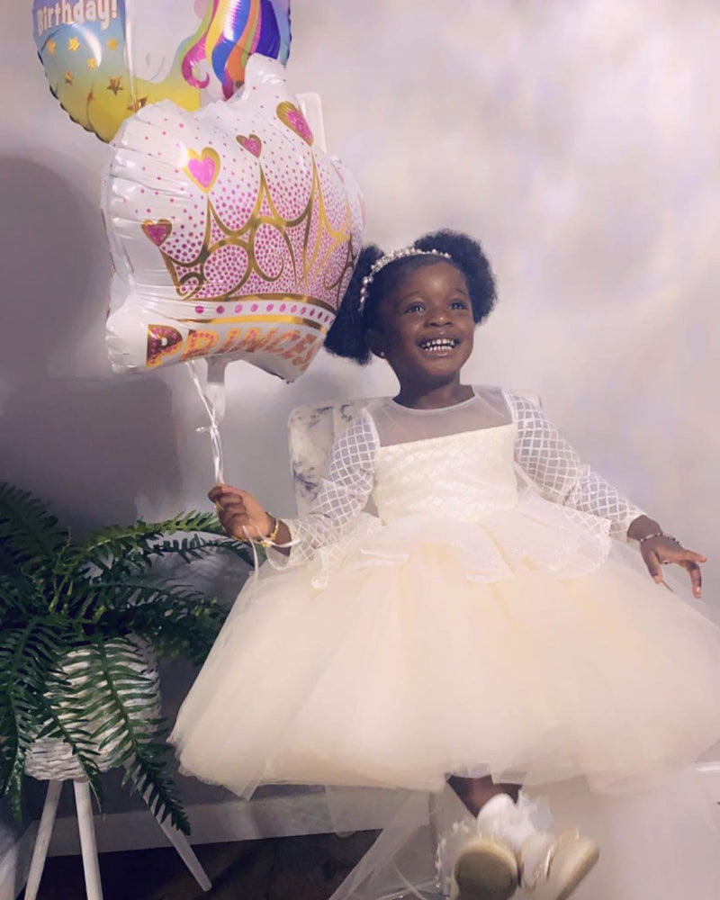 Handmade Girls Tutu Dress  Puffy Sequin Mesh Ball Gown for Birthday Party Princess Dress