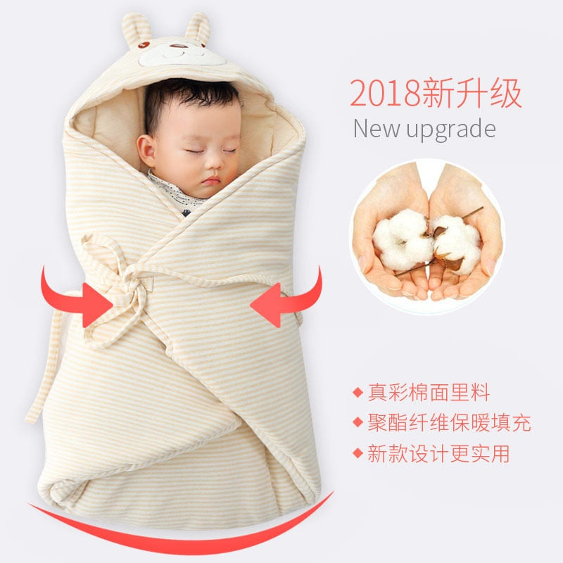 Newborn sleeping bag Anti-kick infantil swaddle wrap