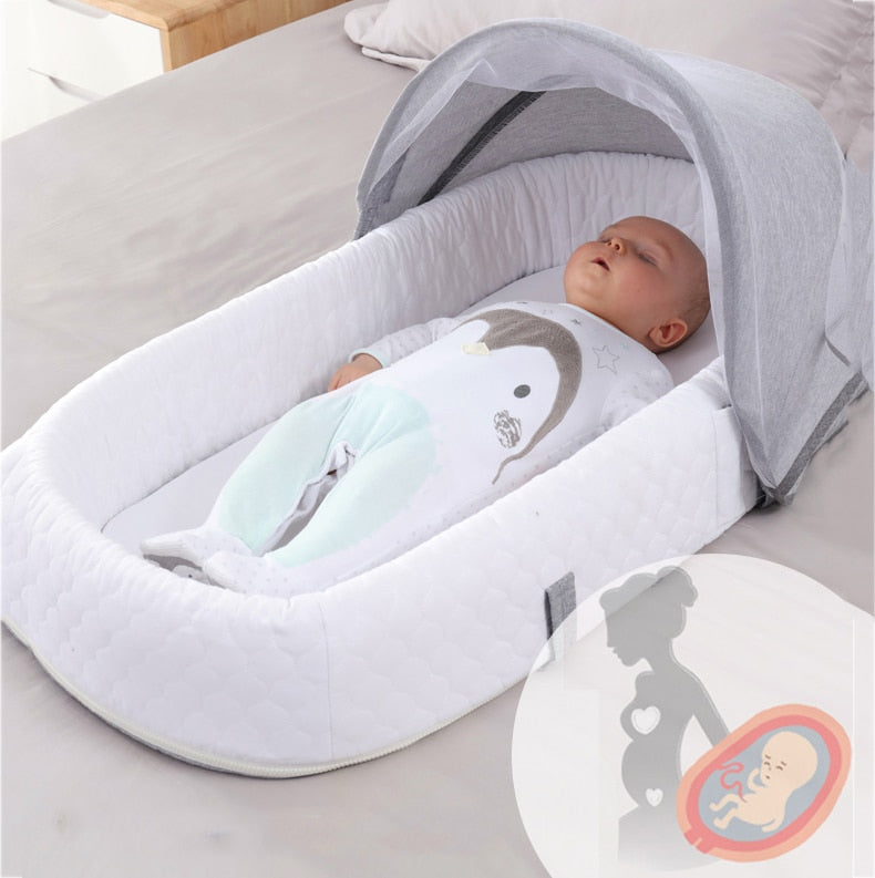 Buy Miyanuby Baby Nest, Cotton Baby Bassinet Cribs, Portable Baby Cot Bed, Detachable Baby Cocoon ing Pod, Great for ing and Traveling
