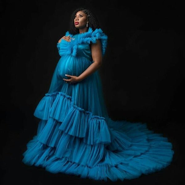 Tulle Maternity Dress for Photoshoot or Babyshower