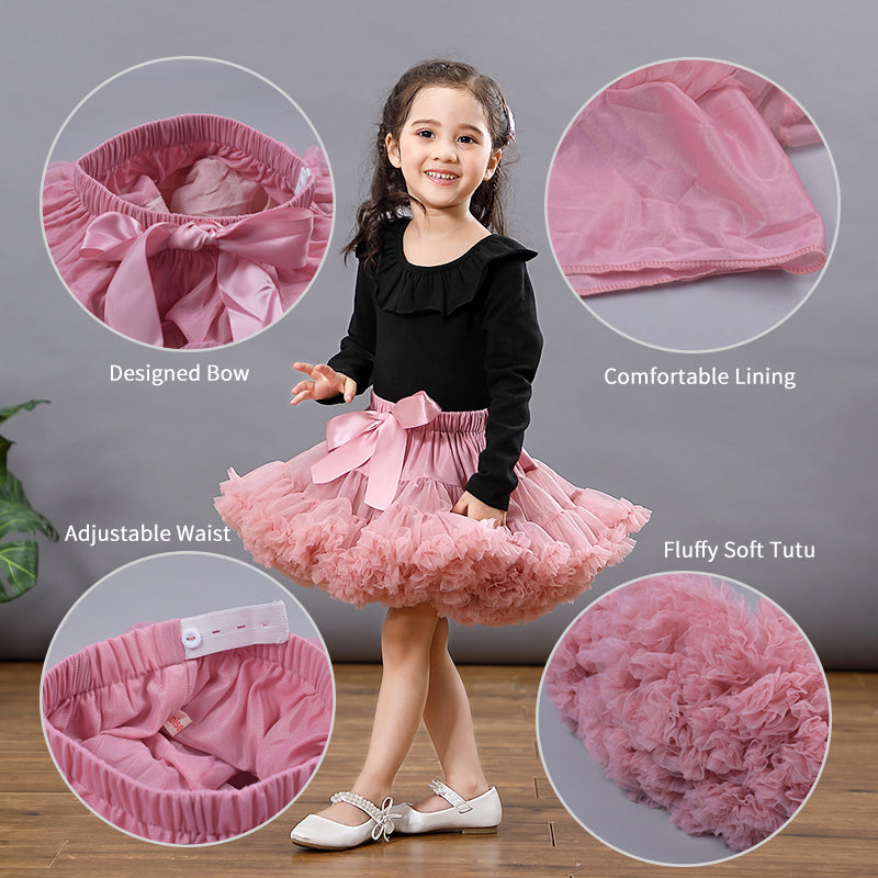Dusty Pink and Grey Layered Tulle Tutu First Birthday Dress for Toddler  Girls,Baby Girl Rainbow Tutu Princess Dress Casual Wear Summer Dresses