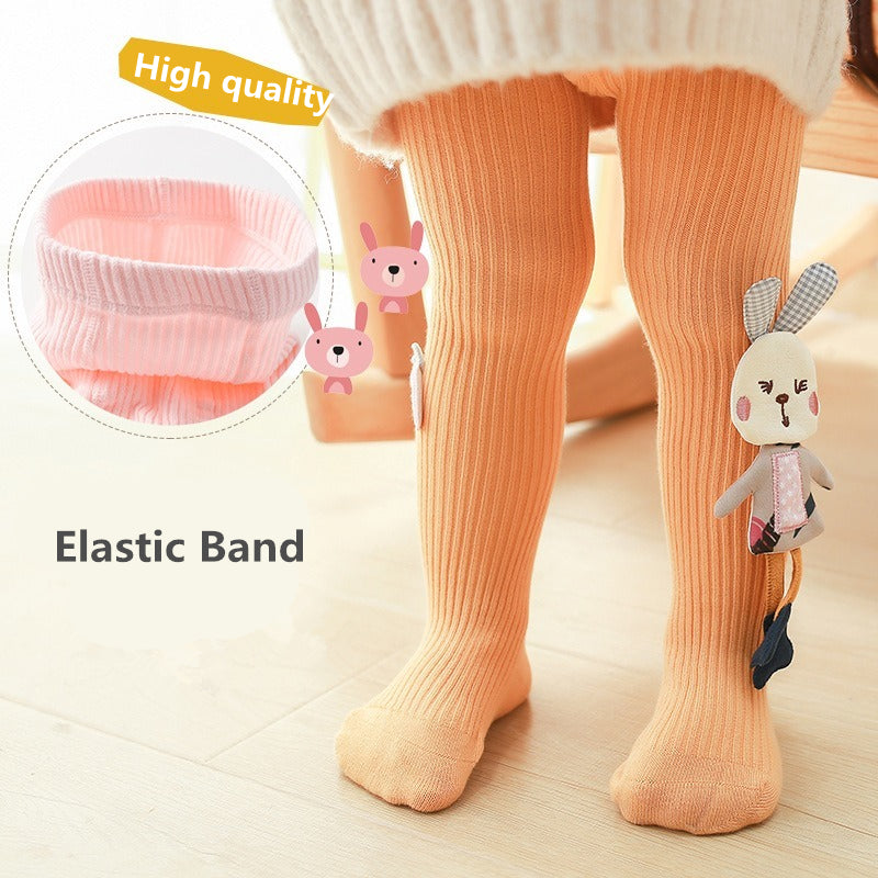 Baby Girl Tights Cartoon Stockings 3D Rabbit Cute Girls Pantyhose Cotton Socks