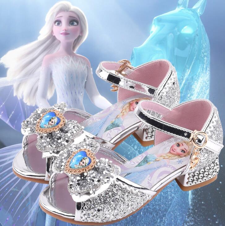 brændt input helt bestemt Disney Girls Sandals Frozen 2 Elsa Princess Shoes – coolBthat