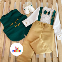 5-Pcs Boy Baby Set Clothing Personalized Outfit