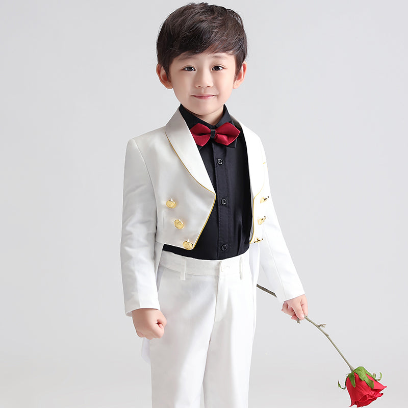Formal Children Dress Set Pretty Catwalk Wedding Boys Suit